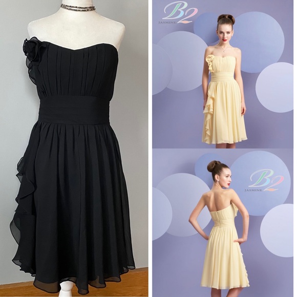 B2 Dresses & Skirts - ✝️ B2 | Gorgeous Black Chiffon Dress
